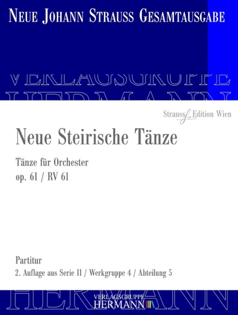 Neue Steierische Tänze Op. 61 RV 61